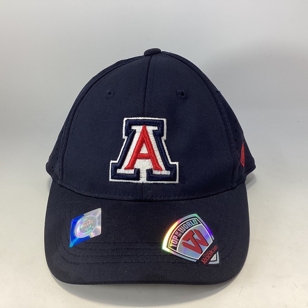 Arizona Wildcats Big Logo Top Of The World Fitted Hat Size 6.5-6 7/8